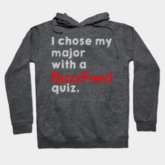 BuzzFeed College Quiz Hoodie by MamaHawk